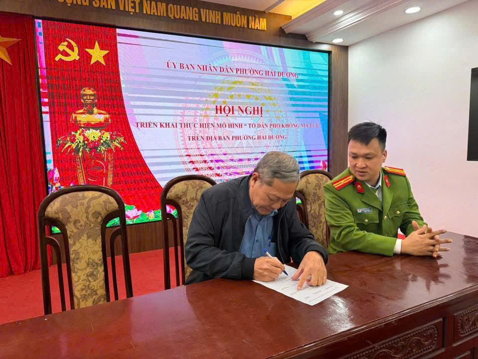 Phường Hải Dương tổ chức triển khai mô hình “Tổ dân phố không ma túy”